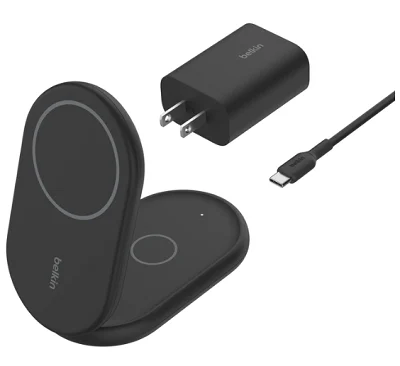 Belkin BoostCharge 2-en-1 pliable Qi2 · WIZ028